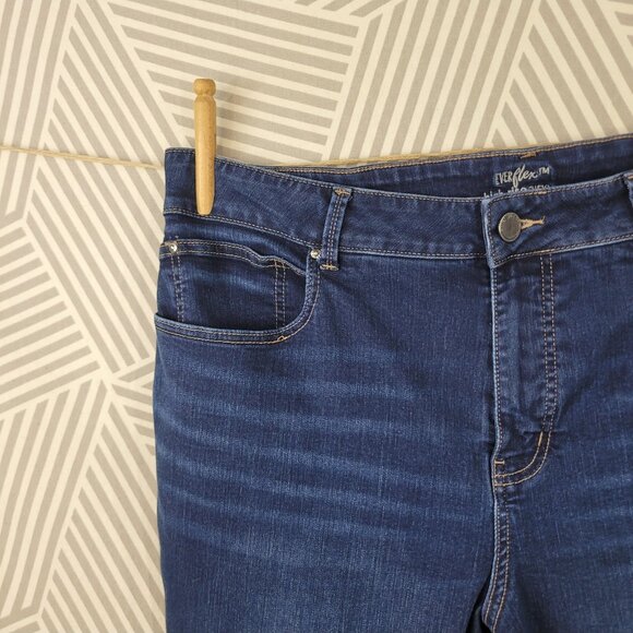 Maurices Jeans Plus 22W 22 High Rise Curvy Ever Flex Jegging Skinny Stretch - Picture 2 of 5